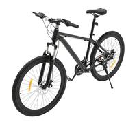 Gdetnysty VTT Hardtail 26 pouces pour adulte avec 21 vitesses, freins à disque, fourche à suspension, cadre en acier robuste et lumières LED pour adultes, adolescents à partir de 12 ans, à partir de