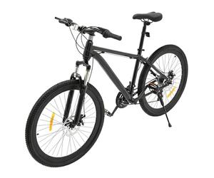 Gdetnysty VTT Hardtail 26 pouces pour adulte avec 21 vitesses, freins à disque, fourche à suspension, cadre en acier robuste et lumières LED pour adultes, adolescents à partir de 12 ans, à partir de