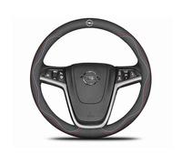 GDFEH Couvre Volant Voiture pour Opel Corsa D 3-Door 2011-2014, Caches De Volant Protégé Volant Housse De Volant De Voiture en Cuir Antidérapant Respirant Accessoires Interieur