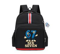 GDFENDU Sac à dos 67 avec porte-clés, 41,9 cm 67 Meme Nylon haute capacité imprimé 3D Cartable pour garçon et fille, a, 16", Sac à dos Anime