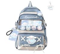 GDFENDU Sac à dos Kawaii avec porte-clés, 43,2 cm, imprimé 3D, sac de sport décontracté, sac d'école haute capacité pour jeunes en plein air., a, 16IN