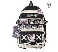 GDFENDU Sac à dos Kawaii avec porte-clés, 43,2 cm, imprimé 3D, sac de sport décontracté, sac d'école haute capacité pour jeunes en plein air., b, 16IN