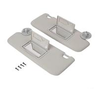 Gdfnmogo 1 paire de pare-soleil latéraux gauche et droit compatibles avec Chevy pour Sonic de 2012 à 2020 Plus Spark 2013 à 2016 - Accessoires d'intérieur de voiture en plastique gris P9532