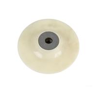 Gdfnmogo 12,7 cm pour support en plastique avec filetage pour disques de ponceuse en fibre compatible avec les polisseuses d'angle longues et les meuleuses à ponçage, base en caoutchouc durable, 125