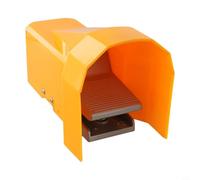 Gdfnmogo 4F210-08G Valve pneumatique à pied 5 voies 2 positions avec quatre canaux, port NPTF de 6,35 mm, pédale en alliage d'aluminium pour contrôle de machines industrielles