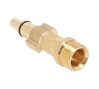 Gdfnmogo Adaptateur à baïonnette en laiton, filetage M22, pour lances de nettoyeur haute pression Parkside, adaptateur à baïonnette en laiton M22 filetage mâle pour Lavor