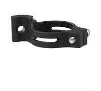 Gdfnmogo Adaptateur de collier de serrage de dérailleur avant pour vélo de route, alliage d'aluminium de 31,8 mm/34,9 mm, montage direct, léger et durable (noir 31,8 mm)