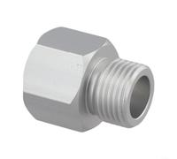 Gdfnmogo Adaptateur de cylindre pour valve Maker, TR21-4 vers CGA320, connexion rapide en alliage d'aluminium pour bouteille de recharge SodaStream, outil de conversion compact avec interface scellée