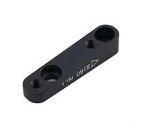 Gdfnmogo Adaptateur de frein à disque, support plat pour freins à disque de 140/160 mm, montage direct en alliage d'aluminium, performance légère et durable, compatible avec (support de frein arrière)