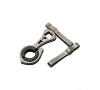 Gdfnmogo Adaptateur de porte-bidon réglable en aluminium pour support de guidon, kit convertisseur double pour porte-bouteille d'eau avec pivot à 90 degrés, titane