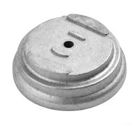 Gdfnmogo Adaptateur de protection de lame de tondeuse à gazon en métal - Couvercle durable en acier inoxydable avec tête de coupe réglable multi-angles pour jardin, agriculture, foresterie (1 pièce)