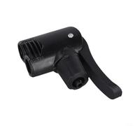 Gdfnmogo Adaptateur de tuyau de pompe à vélo avec double tête de gonflage pour valves Schrader et Presta, construction ABS, conception de verrouillage au pouce