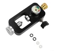 Gdfnmogo Adaptateur de valve DIN en aluminium pour bouteilles à air HPA et fusils à air comprimé - Station de remplissage 4500 PSI / 40 MPa avec 8 mm/9 mm/10 mm/8,5 mm femelle à dégagement rapide