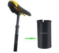 Gdfnmogo Adaptateur pour tige de selle de vélo - 30,9 à 33,9 mm - Alliage d'aluminium - Pour tube usiné CNC - Réducteur pour VTT ou route - Pour cadre de vélo