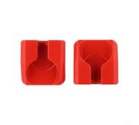 Gdfnmogo Adaptateurs de pédale sans clip pour pédales à plateforme, construction en plastique avec texture antidérapante, 60 x 60 x 23,5 mm, compatible avec (rouge)