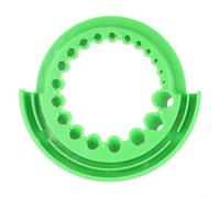 Gdfnmogo Aiguiseur de foret avec 20 tailles de trous de 2 à 13 mm, accessoire de polissage multifonction pour meuleuse d'angle de 115 mm et 125 mm, plastique durable (vert)