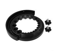Gdfnmogo Aiguiseur de foret avec 20 tailles de trous de 2 à 13 mm, accessoire de polissage multifonction pour meuleuse d'angle de 115 mm et 125 mm, plastique durable (noir)