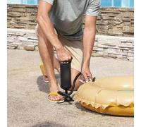 Gdfnmogo Air manuel pour bateaux gonflables, accessoires de piscine et bouées de natation | Main double action avec 2 x 700 cc, 3 tailles de buse, base antidérapante |