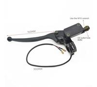 Gdfnmogo Améliorez la sécurité de conduite avec poignée de levier de frein de vélo électrique, pompe hydraulique pour scooters (8 mm gauche)