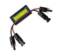 Gdfnmogo Analyseur de compteur de puissance modèle d'avion - Portée 200 A, résolution 0,01 A/0,01 V, écran LCD rétroéclairé, testeur solaire PV, drone RC et compteur de véhicule électrique (jaune 150