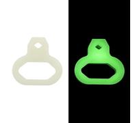 Gdfnmogo Anneau de plongée phosphorescent en silicone pour régulateur de respiration, support de tuyau secondaire de rechange avec manchon lumineux à dégagement rapide, 50 x 47 mm