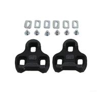 Gdfnmogo Anneau de verrouillage pour pédale de vélo avec support flottant réglable à 0, 4,5 et 9 degrés, interface en caoutchouc antidérapant (argent)
