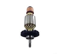 Gdfnmogo Armature de rotor de meuleuse d'angle 1604011252 220-240 V de rechange compatible avec Bosch GWS19-180 GWS19-230 GWS21-180 GWS21-230 GWS20-230 Métal