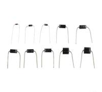 Gdfnmogo Assortiment de diodes 1N4148 10A10 avec 90 pièces 10 valeurs couramment utilisées - 1N4007 1N5819 1N5408 SR3100 SR5100 HER303 6A10 Diodes redresseurs de récupération dans boîte de rangement