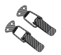 Gdfnmogo Attaches à crochet à dégagement rapide pour pare-chocs en fibre de carbone pour voitures - Clips de sécurité en métal, panneau léger et haute résistance, coffre, hayon, trappe