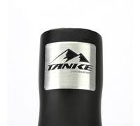 Gdfnmogo Autocollant de réservoir - pour fourche pour vélo pour tête pliable en aluminium Badge de protection décalcomanies autocollants de protection en alliage 35 x 33 mm