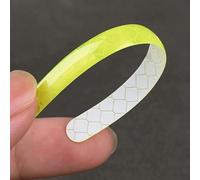 Gdfnmogo Autocollants réfléchissants pour roues de vélo, fabriqués en PVC, 90 x 7 mm pour pneus de moto, garantissant visibilité et sécurité à la tombée de la nuit