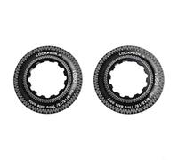 Gdfnmogo Bague de verrouillage en alliage d'aluminium pour frein à disque sur moyeu de verrouillage central, compatible avec axe traversant de 9 mm, 12 mm, 15 mm pour montage de frein à disque