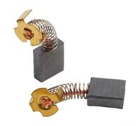 Gdfnmogo Balai de charbon de rechange pour scie à onglet, scie à table, scie à hacher - 2 pièces de réparation de moteur avec fil et ressorts de brosse, compatible avec les modèles 0QQT OQQT