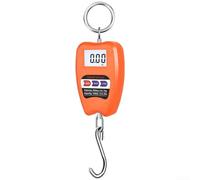 Gdfnmogo Balance grue électronique portable avec crochet en acier pour charge lourde, capteur élevé avec affichage multi-unités kg lb n (orange)