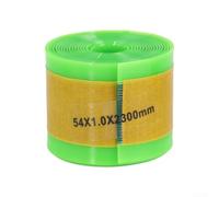 Gdfnmogo Bande anti-crevaison pour pneus de vélo de 26 pouces 700 C 27,5 29 pouces, couche de protection légère et en fibre de verre anti-plate, pour pneus de vélo de route, VTT, vert (54 x 2300 mm)