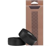 Gdfnmogo Bande de guidon de vélo de route avec extrémités de barre - Revêtement antidérapant en PU et EVA absorbant les chocs, motif fibre de carbone, 2150 mm x 30 mm, pour le confort du cyclisme et