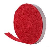 Gdfnmogo Bande de protection pour raquette de badminton avec prise en main auto-agrippante pour raquettes de tennis et de squash, 3 cm de large en coton pour une meilleure taille S (rouge)