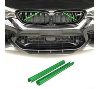 Gdfnmogo Bandes de garniture de calandre avant pour F30 F31 F32 F33 F34 F35 pour G20 G29 F20 F22 F24 pour F40, grille décorative en forme de V pour barres, cadre en ABS de 33 cm (vert)