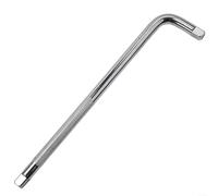 Gdfnmogo Barre de clé à douille antidérapante de type L avec double extrémité et matériau en acier au chrome vanadium avec manchon à ressort anti-dénudage pour une utilisation sûre (3-8)