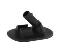 Gdfnmogo Base de tente rotative à 180 degrés pour bateau gonflable en PVC, support de montage compatible avec canoë canoë et canot pneumatique - Noir
