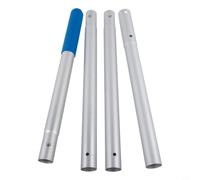 Gdfnmogo Bâton télescopique de nettoyage de piscine en alliage d'aluminium amovible multi-usages pour l'entretien de la piscine en extérieur Structure épaisse renforcée (tige à 4 sections)