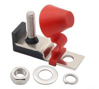 Gdfnmogo Bloc de fusibles à borne, courant nominal de 50 à 300 A, tension maximale de 58 V-DC, taille du terminal M8, matériau d'isolation ABS, porte-fusible de batterie marine