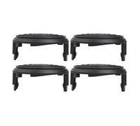 Gdfnmogo Bobine de rechange et couvercle compatibles avec débroussailleuse électrique Harbor Freight Bauer 20115E-B - Fil en nylon double épaisseur 1,65 mm de diamètre 8,2 m - 4 pièces (bobine x 4)