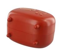 Gdfnmogo Boîte à mouchoirs modèle pour décoration de la maison, organiseur de rangement style télécommande, porte-papier de bureau avec compartiment pour lingettes humides, vert (rouge)
