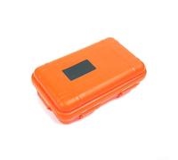 Gdfnmogo Boîte de rangement hermétique en plastique pour camping et randonnée, petite boîte flottante antichoc avec doublure intérieure en polyéthylène de 3 mm pour protéger (orange)