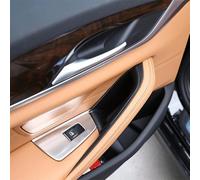 Gdfnmogo Boîte de rangement pour série 5 2017-2020, 1 paire de supports d'accoudoir de porte avant compatibles avec berline 530i, accessoire de garniture intérieure en plastique ABS