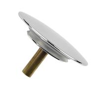 Gdfnmogo Bouchon de vidange alternatif de lavabo en acier inoxydable de 70 mm - Pour bonde de baroom - Hauteur variable - Joint Ri à dessus plat - Pas de laiton nécessaire - Argent