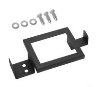 Gdfnmogo Bouclier de capteur de distance en acier, support en métal antivol, compatible avec les modèles 2018-2022, finition de protection noire, ajustement rapide par un technicien qualifié