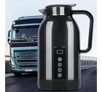 Gdfnmogo Bouilloire de voiture facile à transporter avec fonction d'arrêt automatique, idéale pour les boissons chaudes dans n'importe quel véhicule