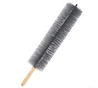 Gdfnmogo Brosse de nettoyage flexible pour stores, canapés et aérations - Outil de dépoussiérage pliable avec poils robustes pour nettoyer - 43 x 9 x 9 cm et 48 x 9 x 9 cm (bleu, gris) (48 cm gris)